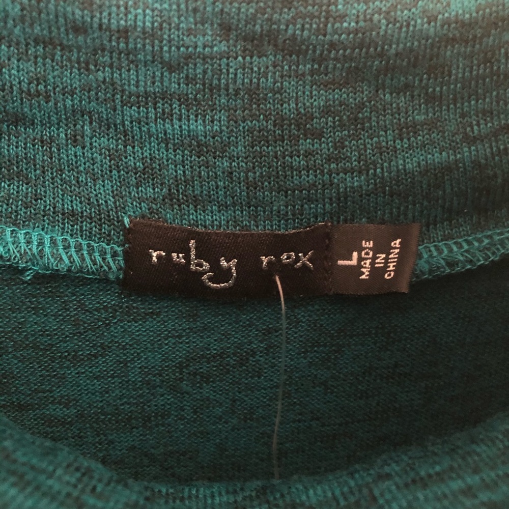 RUBY ROX Teal Bubble Hem Dress π¦π - Picture 5 of 6